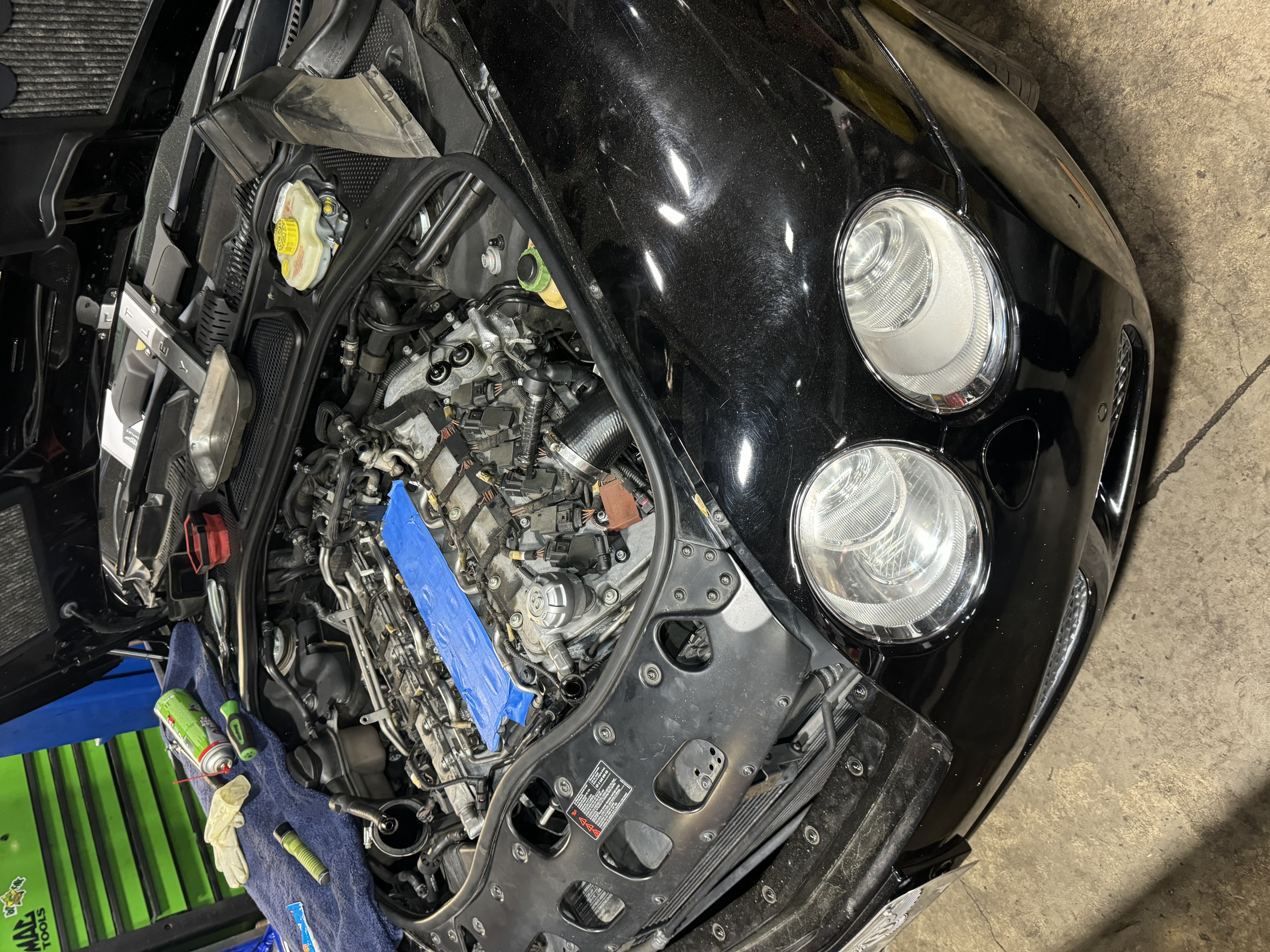 modded car front end
