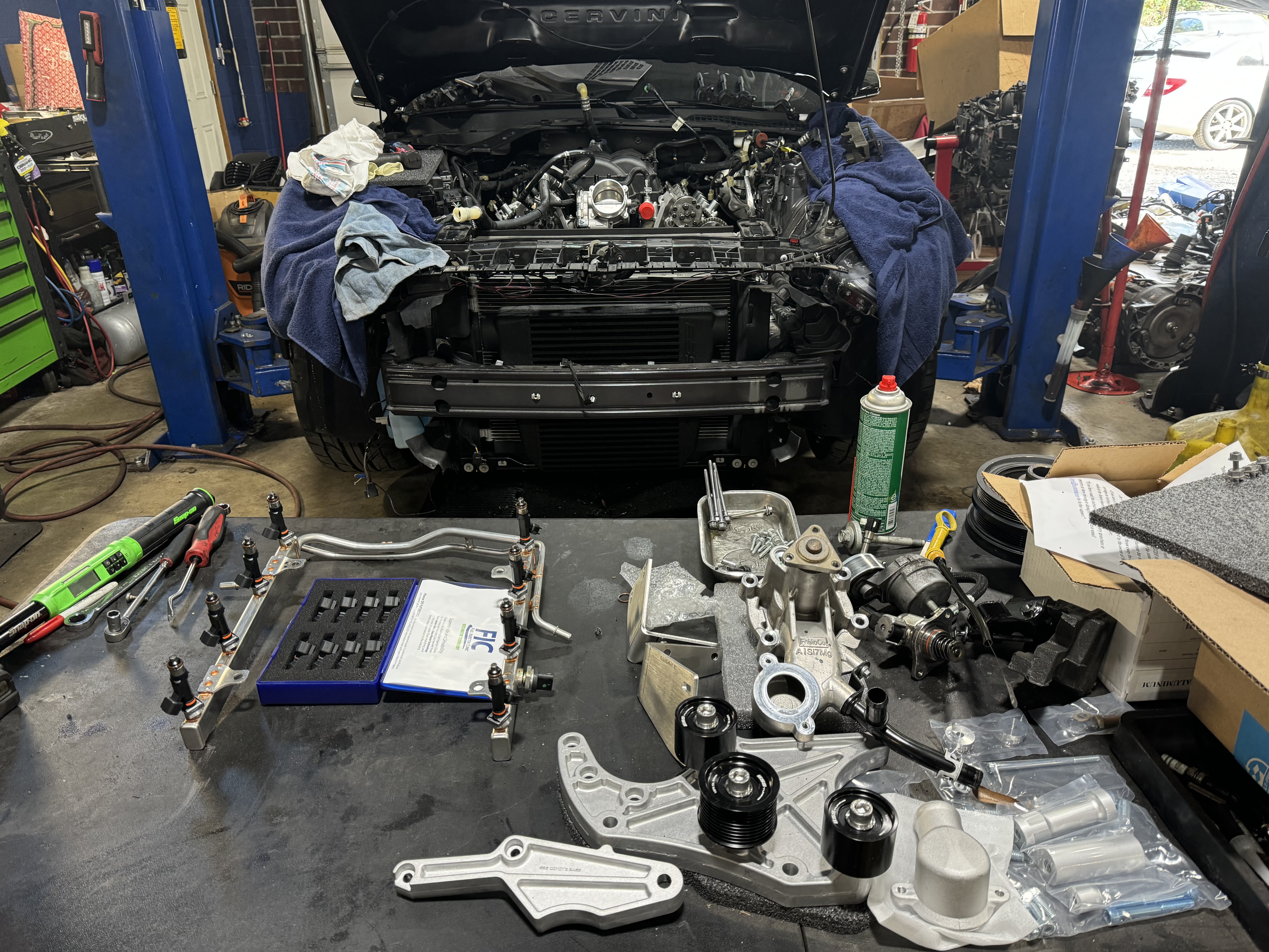 modded car front end