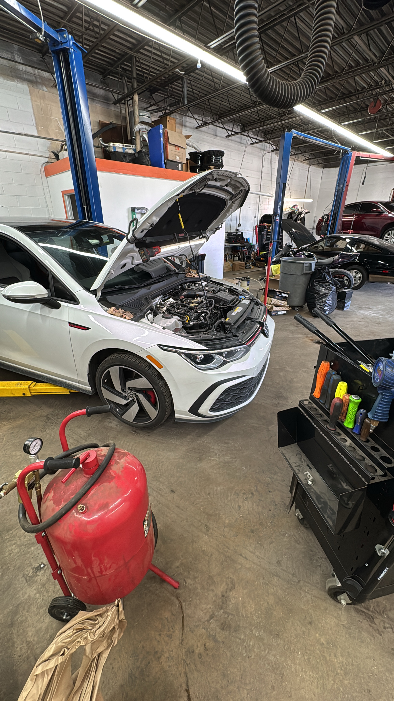 modded car front end