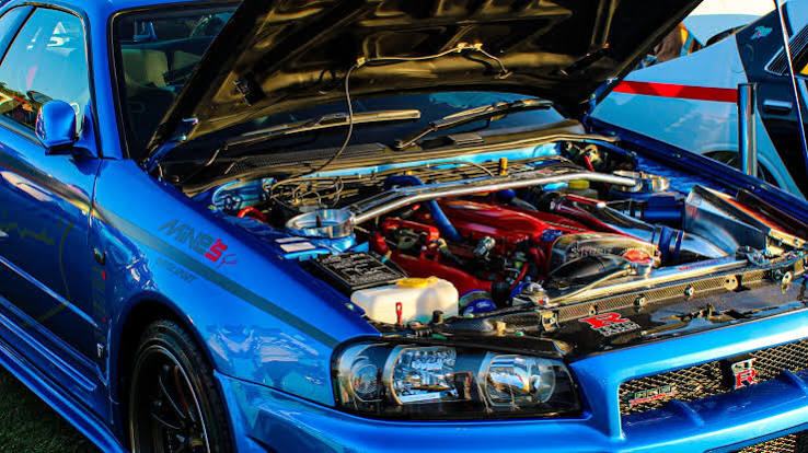Modified car detail
