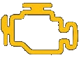 Check engine warning light