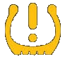 Tire pressure warning light